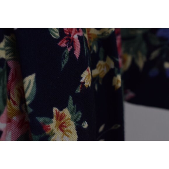 Vintage 90s Floral Rayon Dress size 6 - Picture 9 of 10